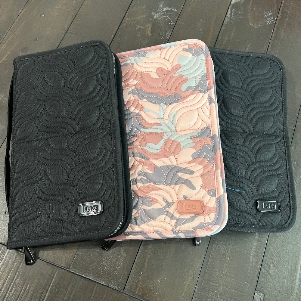 Lug Sleeper XL Makeup Brush Holder Camo Rose & Black Bundle